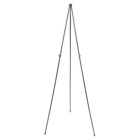 Quartet Full Size Instant Easel, 62-3/8" Maximum Height, Steel, Black 29E